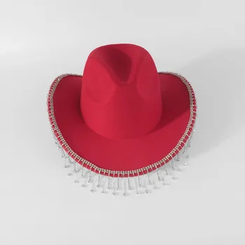 Дизайнерские Мужские и женские Ковбойские шляпы, Джазовые кепки, вечерние фетровые шляпы Gorras Para Hombres 모자 Casquette Homme, Шляпа для вечеринки в честь дня рождения