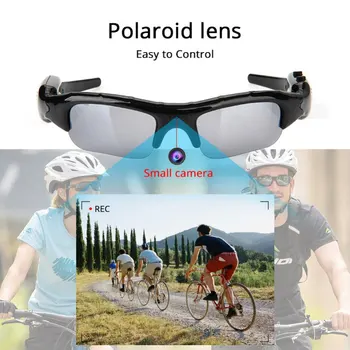 Интеллектуальные стерео Bluetooth очки для прослушивания музыки на открытом воздухе, День звонка, Поляризованные беспроводные велосипедные солнцезащитные очки, очки для камеры