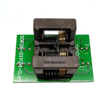 Разъем адаптера SSOP8 (28) -0,65 для микросхем DIP20 и DIP8 Ots8 (28) -0,65-01 Программатор Видео-Аудио интерфейса микросхемы