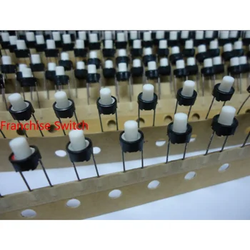 10 шт., Подлинный сенсорный кнопочный переключатель SKRG Φ, шесть точек, две × 7 внутренних кнопок на микшерной станции