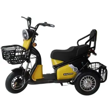 600w Trike 3-колесный компактный трехколесный велосипед для пожилых мотор roda 3 для взрослых Электрические трехколесные велосипеды sepeda listrik roda 3 dewasa