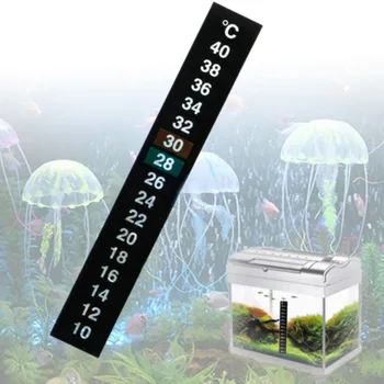 Цифровая наклейка с термометром для аквариума, наклейки для измерения температуры на холодильник для домашних животных, Инструменты для контроля температуры 3 шт.