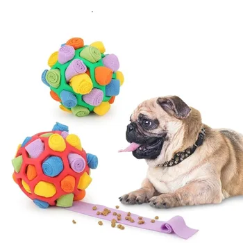 Игрушка-шарик для домашних животных со сладкими фруктами и ароматом одеколона - удовлетворяет сенсорные потребности и способствует позитивному поведению