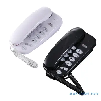Компактный Телефон, устанавливаемый на стену, стационарный телефон вызывающего абонента для домашнего офиса, Прямая доставка в отель