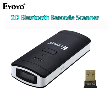EYOYO EY-002S Беспроводной Bluetooth 2D Сканер штрих-кодов PDF417 DataMatrix Считыватель QR-кодов Для Andriod IOS Карманный Мини 2D Сканер