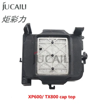 Jucaili 2ШТ xp600 печатающая головка укупорочная станция для Epson TX800 XP600 head Eco solvent printer 6 цветов dx11 печатающая головка cap top