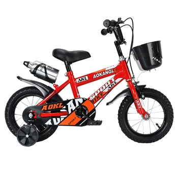 Детский велосипед с треугольной стабилизирующей конструкцией 12/14/16 дюйма, увеличивающей расстояние между вспомогательными колесами