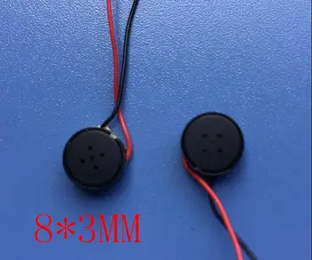 8 * 3 мм 8 Ом 1 Вт ультратонкий микрофонный динамик для Bluetooth