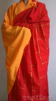 буддийские костюмы известного бренда шаолиньская униформа кунг-фу монашеская ряса халат для медитации дзен лэй Одежда для СЭНФУ ZuYi красный