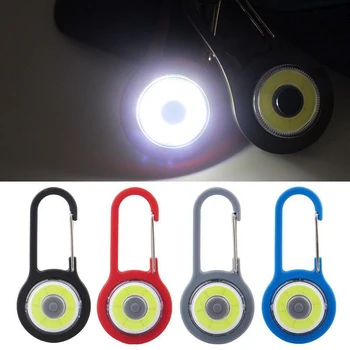 Мини светодиодная рабочая лампа Портативный карманный фонарик COB Фонарик брелок USB Перезаряжаемая лампа для кемпинга на открытом воздухе Аварийное освещение