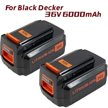 36V 6.0Ah Сменный Литий-ионный Аккумулятор для Black Decker BL20362-XJ LST540 LCS1240 LBX1540 Аккумулятор Для Беспроводных инструментов