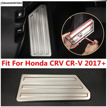 Защита панели Педали для левой ноги, Декоративная Накладка для Honda CRV CR-V 2017-2020 Аксессуары из нержавеющей стали Для интерьера