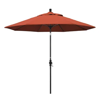 Калифорнийский Зонт Sun Master Market, Наклонный Олефиновый зонт для патио, нескольких цветов