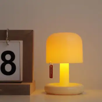 Мини Настольная Ночная лампа Креативный USB Перезаряжаемый светодиодный ночник в виде гриба для кофейни Домашнего декора Спальни