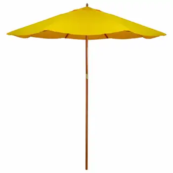 Northlight 9 футов. Уличный зонт для продажи во внутреннем дворике с деревянным шестом