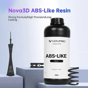 NOVA3D ABS-Подобная Смола Быстрого 405-нм УФ-Отверждения Стандартная фотополимерная Смола Высокой Точности Не Хрупкая Жидкость для 3D-печати для LCD 3D