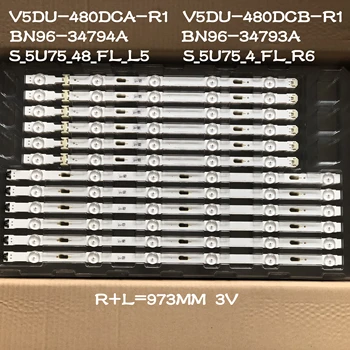 Светодиодная лента для UE48JU6672, UE48JU6600, UE48JU6495, UE48JU6490, UE48JU6485, UE48JU6480, UE48JU6580, UA48JU7800 S_5U75_48_FL_L5 R6