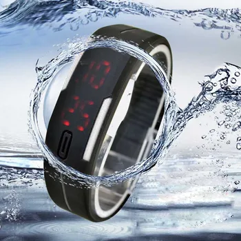 Спортивные цифровые часы Женские мужские квадратные светодиодные часы Силиконовые электронные часы Женские часы Relogio Feminino Digital Reloj
