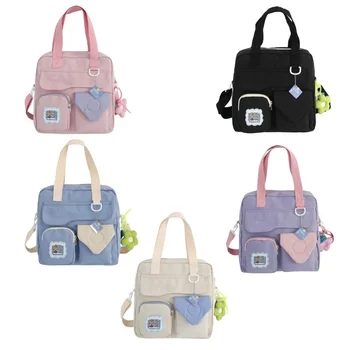 Универсальная сумка через плечо, рюкзак с несколькими карманами для девочек, школьный рюкзак-книжка