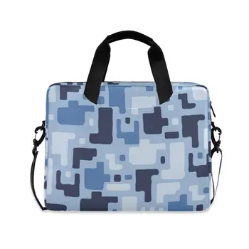Портфель с камуфляжным принтом, мужская сумка через плечо из полиэстера, большой емкости, 16-дюймовый портфель для ноутбука, сумки для документов, деловые сумки