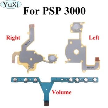 YuXi Для PSP3000 Левые и Правые Кнопки Функция Запуска Главная Громкость Печатная клавиатура Гибкий Кабель для PSP 3000 3004 3001 3008 300x