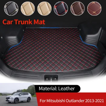 для Mitsubishi Outlander MK3 GF ZJ 2013 ~ 2021 7-местный автомобильный Багажник, коврики для багажного отделения, Водонепроницаемые ковры для пола, Аксессуары