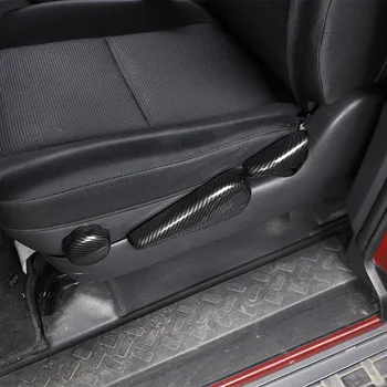 Для Toyota FJ Cruiser 2007-2021 ABS Углеродное волокно Кнопка регулировки сиденья Автомобиля Крышка Декоративная наклейка Аксессуары для интерьера Автомобиля
