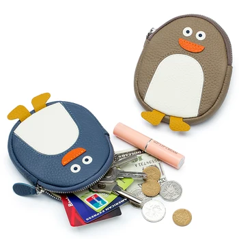 Новые милые животные меняют кошелек, чтобы получить маленькую сумочку для рук, кожаную сумку, посылку женских миниатюрных креативных монет