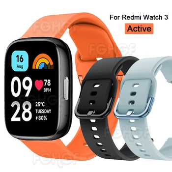 Для Redmi Watch 3 Активный Ремешок Спортивный Силиконовый Сменный Браслет Correa Для Xiaomi Redmi Watch 3 Lite Активный Браслет