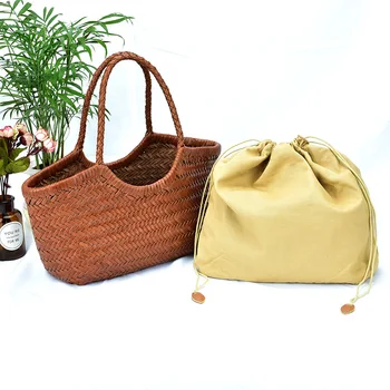 Роскошный дизайн Dragon Diffusion, тканая сумка из воловьей кожи Первого слоя, французская сумка-тоут из натуральной кожи