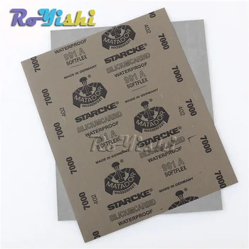 1 лист/упаковка Влажной и сухой наждачной бумаги 7000 зернистости STARCKE Абразивная водонепроницаемая бумага