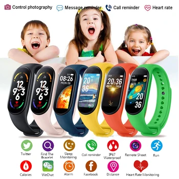 Детские часы M7, детский смарт-браслет для мальчиков и девочек, детские смарт-часы, Водонепроницаемый спортивный фитнес-трекер, браслет, умные часы для Xiaomi