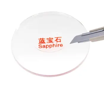 Плоское сапфировое стекло для часов Толщиной 2,0 мм, диаметр от 30 мм до 39,5 мм, замена круглого стекла W3260