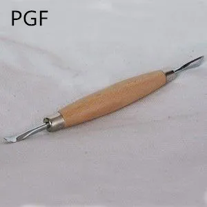 PGF, нож с деревянной ручкой, ложка, очиститель под давлением, инструмент для резьбы по коже
