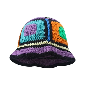Y2K, праздничная шляпа для вечеринки, милая рыбацкая шапка, вязаная шапка для маленьких девочек-подростков, Прямая поставка