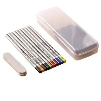 10 шт. Керамические Подглазурные цветные Карандаши, Пустые крючки, ручка для раскрашивания, Пустая ручка для рисования, Керамический набор 