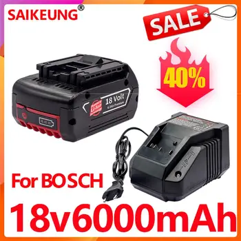 Совместимый Аккумулятор Bosch Professional 18v 6000 мАч 18650 Ricaricabile Litio 18650 Литиевая Аккумуляторная Батарея BAT609 BAT610BAT618 BAT619