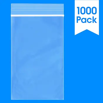 1000 штук прозрачного пластикового пакета-4x6 дюймов СМ (длина без застежки-молнии)-2,0 мил прозрачный герметичный пакет на молнии