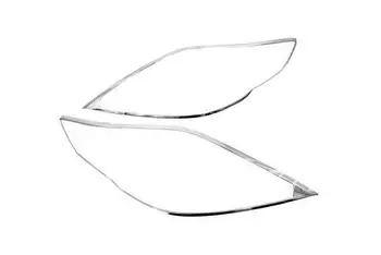 Высококачественная хромированная крышка головного света для Mazda 3/Axela 03-08, бесплатная доставка