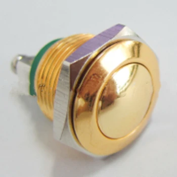 Винтовая клемма ELEWIND 16 мм Мгновенная (1НО) Золотая кнопка (PM161B-10 / G)