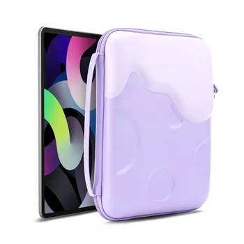 GeekShare Фиолетовый планшет с сыром Таро, Жесткий Чехол для переноски планшета 9-11 дюймов iPad Pro11, Модная сумка Большой емкости 11,8x9 дюймов