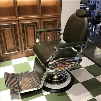 1. Высококачественное экспортное парикмахерское кресло, которое можно сложить, мужское кресло для стрижки волос в парикмахерской