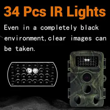 PR3000 32MP 1080P, камера для ночной фотосъемки и видеосъемки, Многофункциональная камера для охоты на открытом воздухе, камера для наблюдения за животными IP54, водонепроницаемая