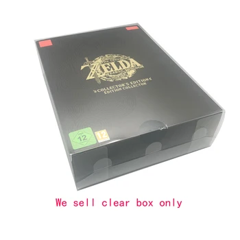 10 шт. Прозрачная коробка для переключателя NS для The Legend of Zelda: Tears of the Kingdom Коллекционное издание Дисплей Прозрачная коробка чехол