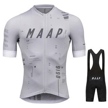 Мужской костюм MAAP, летняя одежда для горных велосипедов, Велосипедная одежда, Снаряжение для езды на шоссейном велосипеде, Нагрудник, Гель, дышащая воздушная подушка